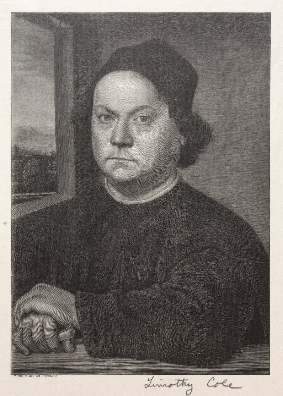 Alte italienische Meister: Porträt von Andrea Verrocchio, 1888-1892 von Timothy Cole