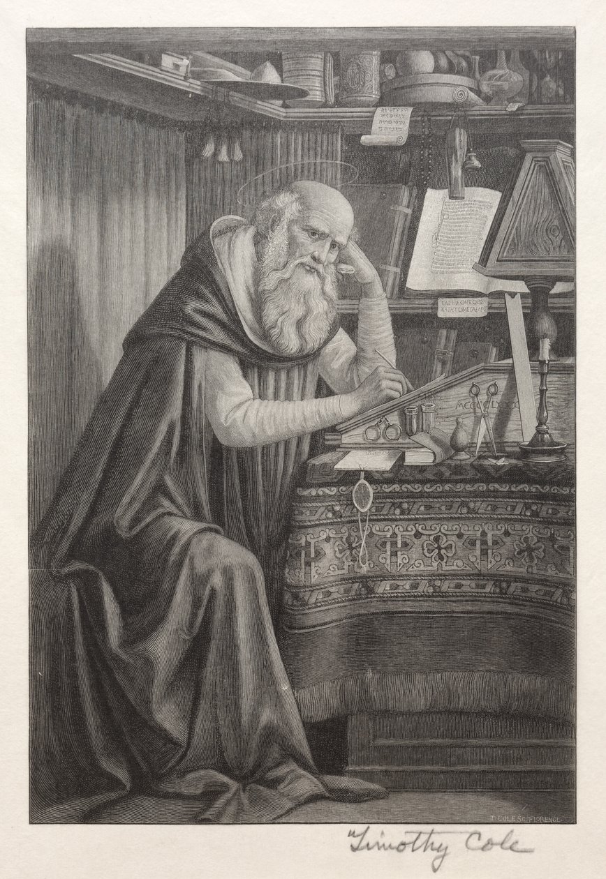 Alte italienische Meister: St. Hieronymus, 1888-1892 von Timothy Cole