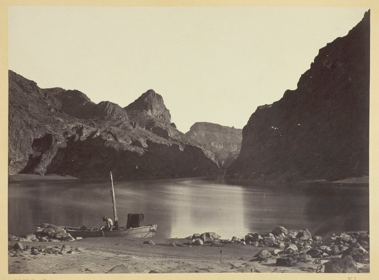 Black Cañon, Colorado River, von Lager 8, Blick flussaufwärts von Timothy O
