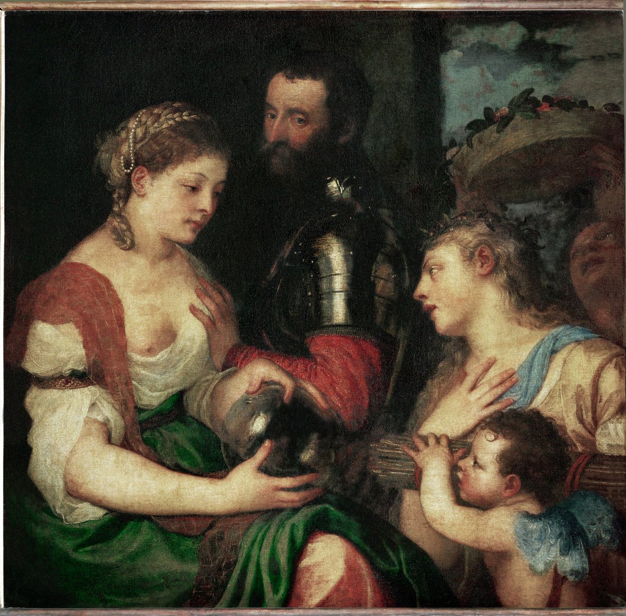 Eheliche Allegorie, fälschlicherweise Alphonse d