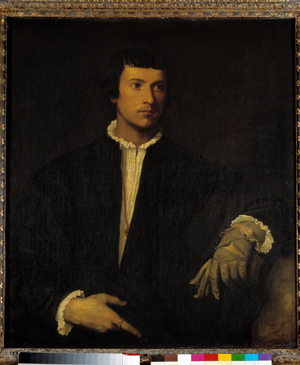 Der Mann mit dem Handschuh von Titian (c.1488 1576)