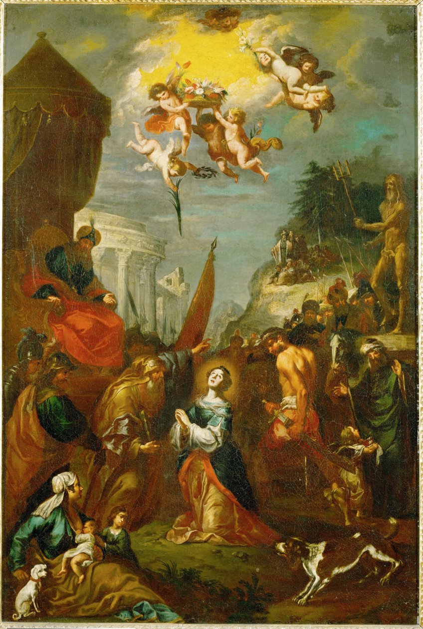 Das Martyrium der heiligen Dorothea von Tobias Pock