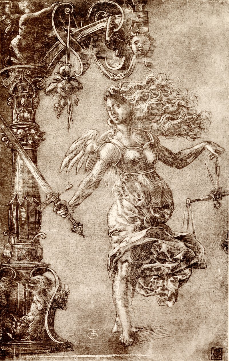 Justitia von Tobias Stimmer