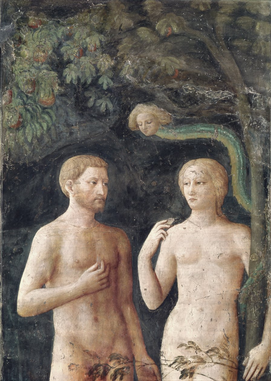 Die Versuchung von Adam und Eva, ca. 1423-25 (Detail) von Tommaso Masolino da Panicale