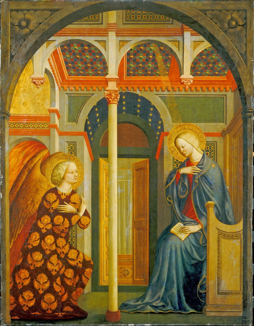 Die Verkündigung, ca. 1423-24 von Tommaso Masolino da Panicale