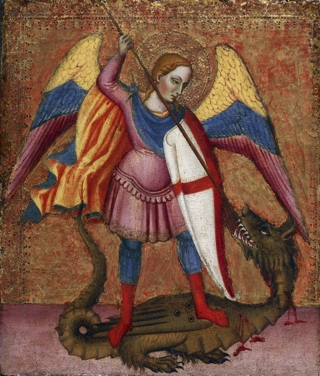 Der Erzengel Michael von Tommaso del (fl.1377–1392) Mazza
