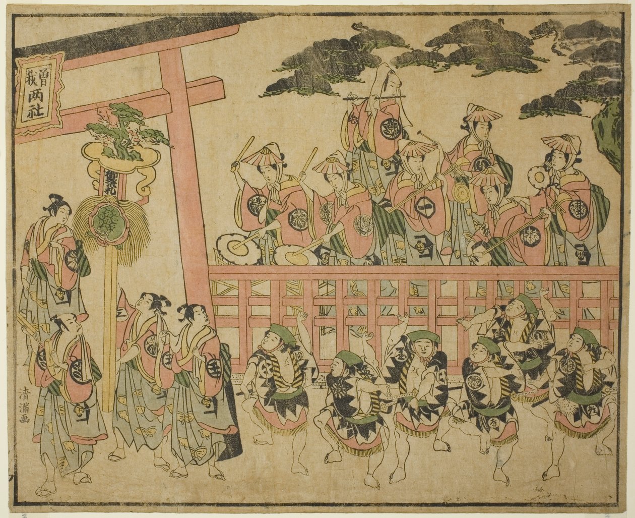 Das Soga-Festival von Torii Kiyomitsu I