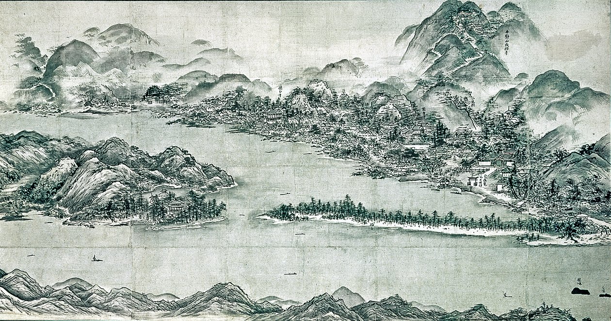 Ansicht von Ama-no-hashidate, ca. 1501-06 von Toyo Sesshu