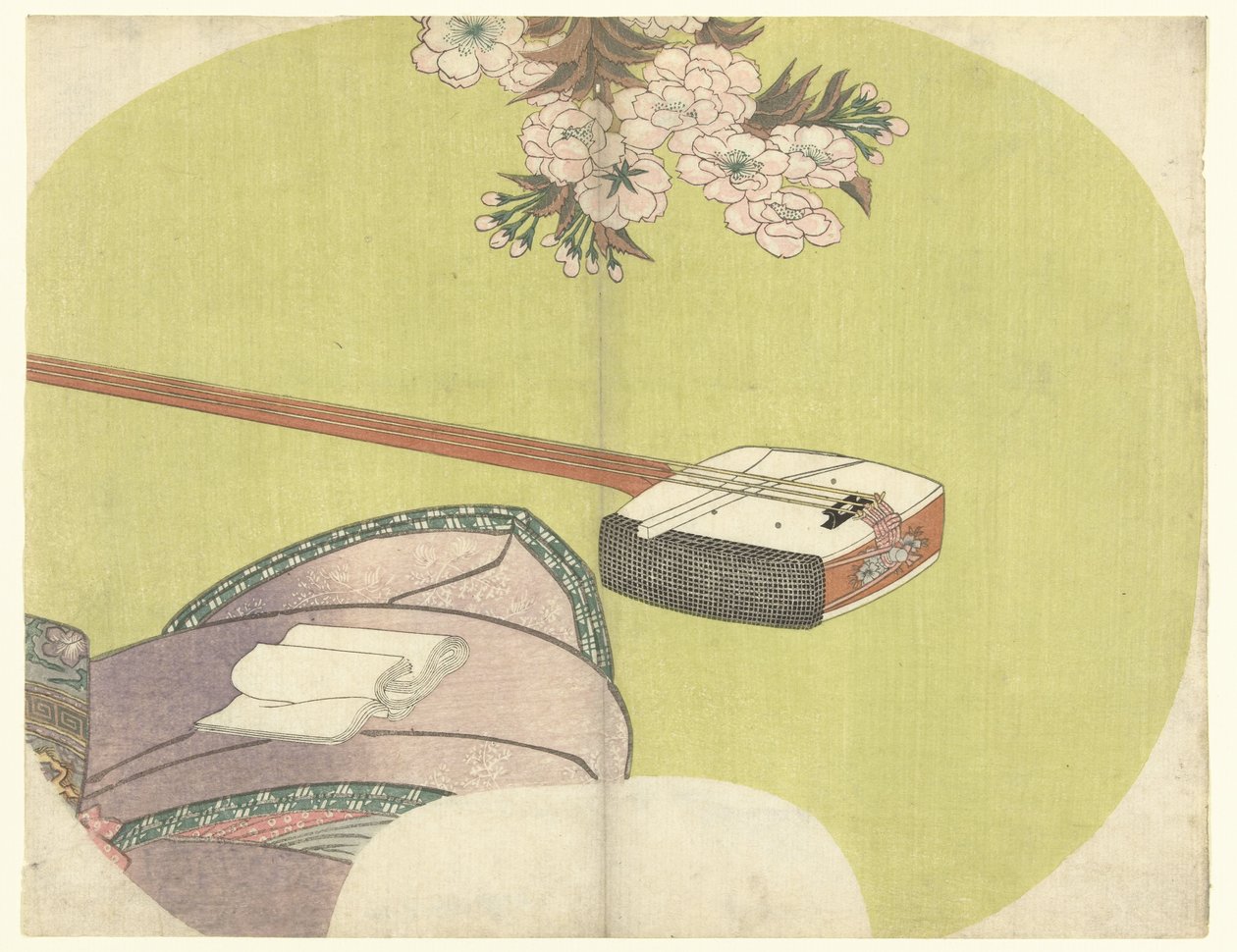 Courtisane en shamisen von Toyokuni (II) , Utagawa