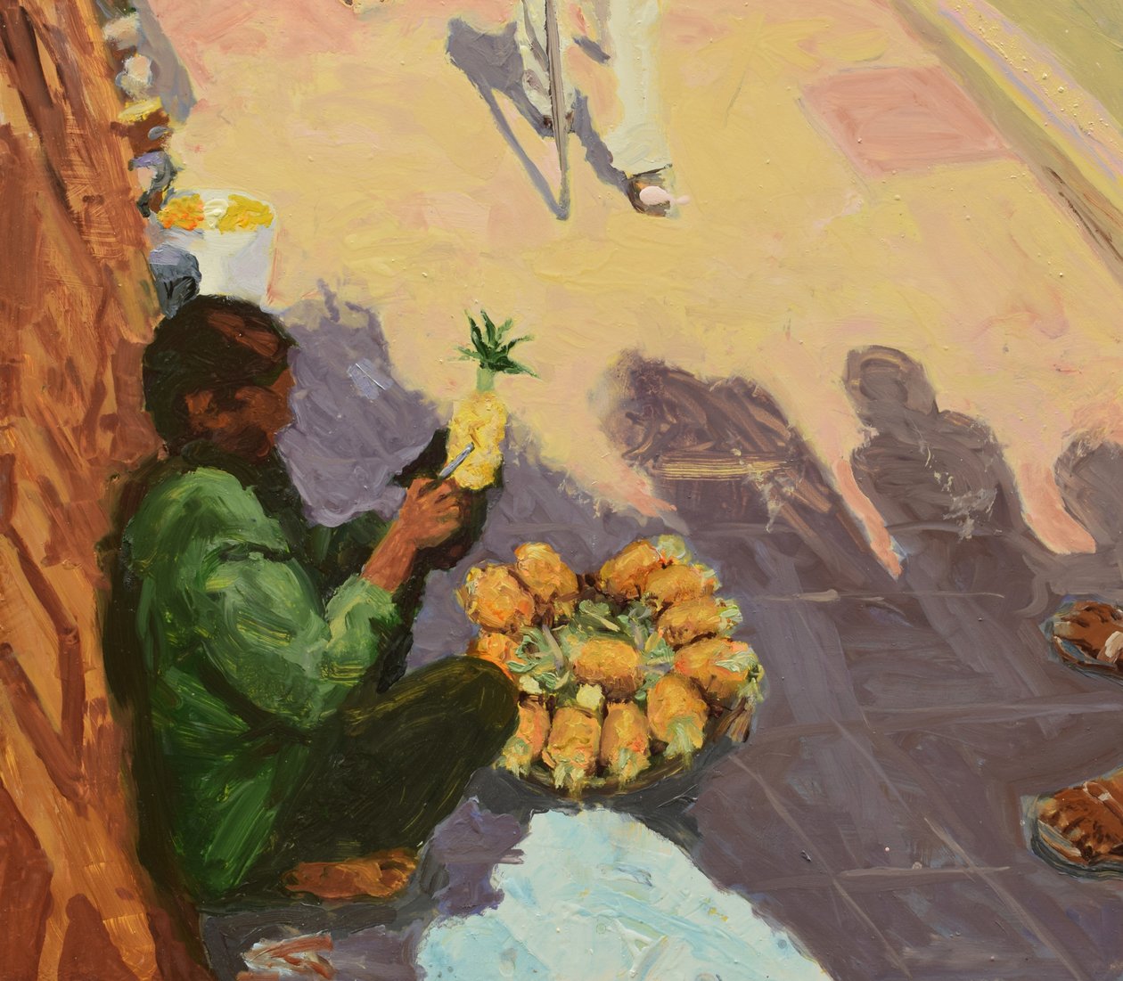 Ananas-Trilogie 3 (Mumbai), 2018 von Trevor Burgess