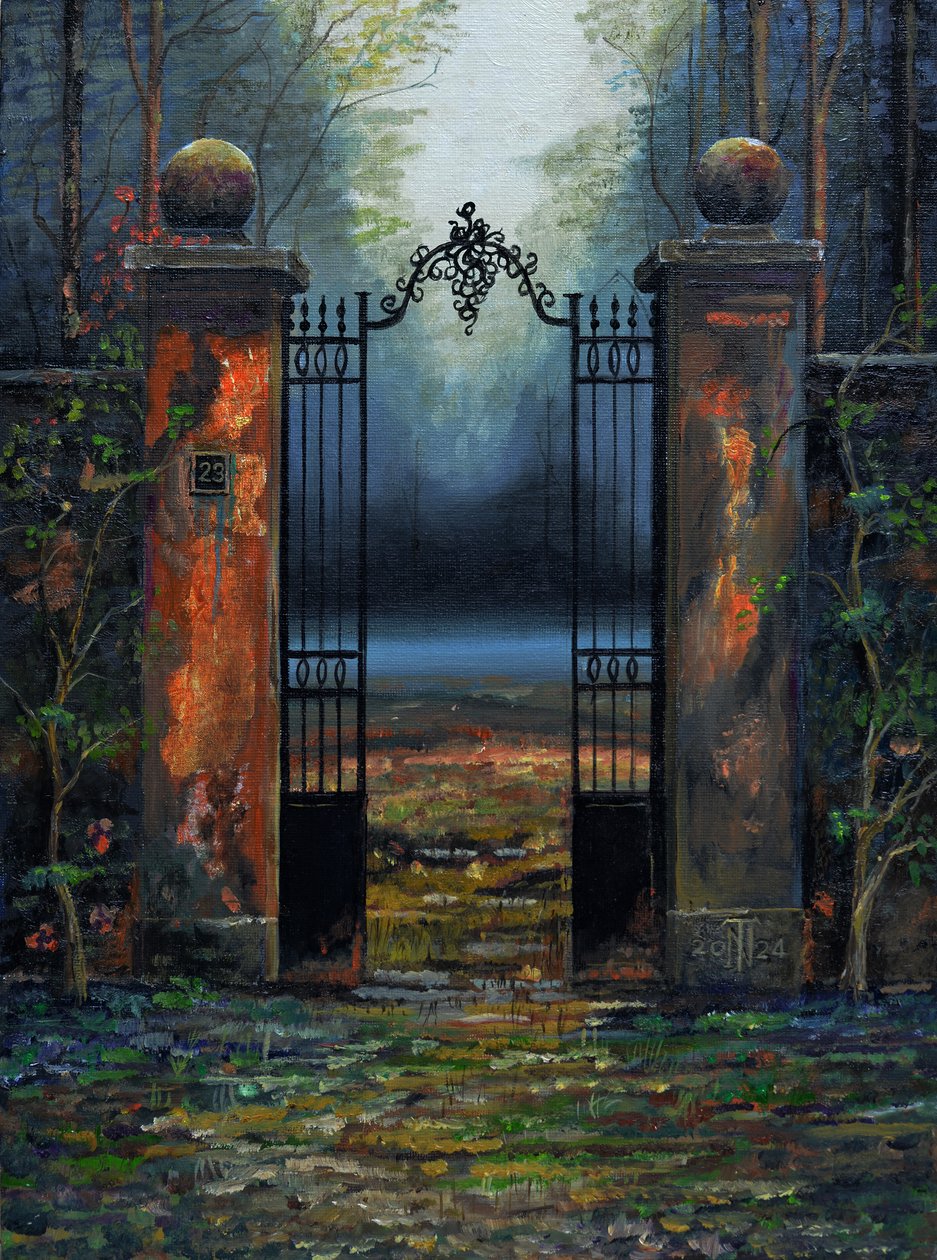 Tore zum Schloss, Frankreich, 2024 von Trevor Neal