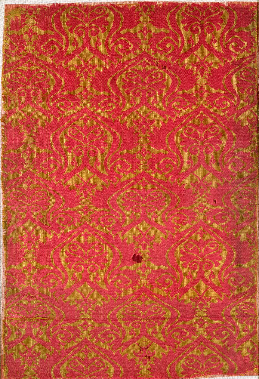 Textilfragment, 14.-15. Jahrhundert von Turkish School