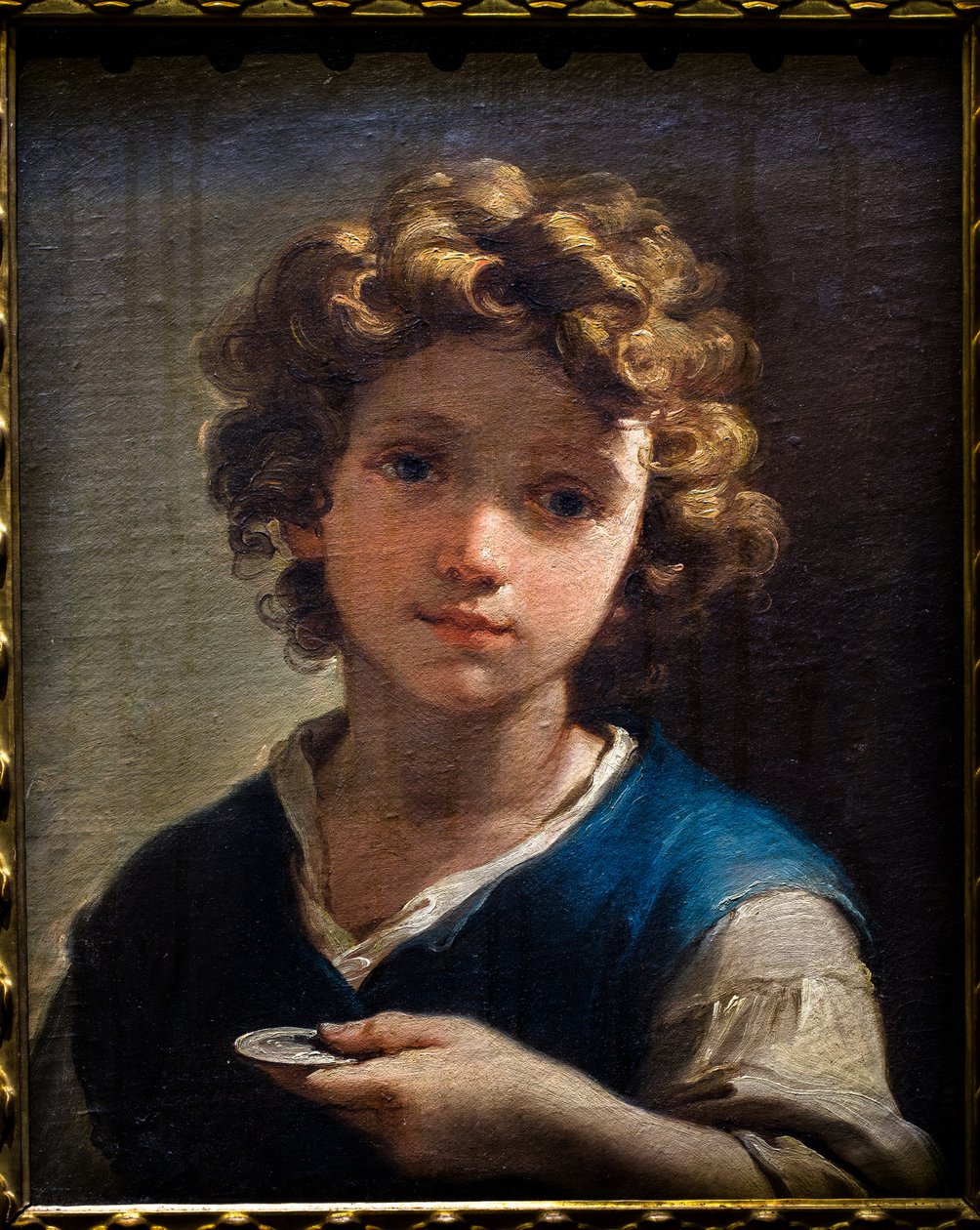 Büste eines jungen Jungen mit einer Münze, um 1777 von Ubaldo Gandolfi