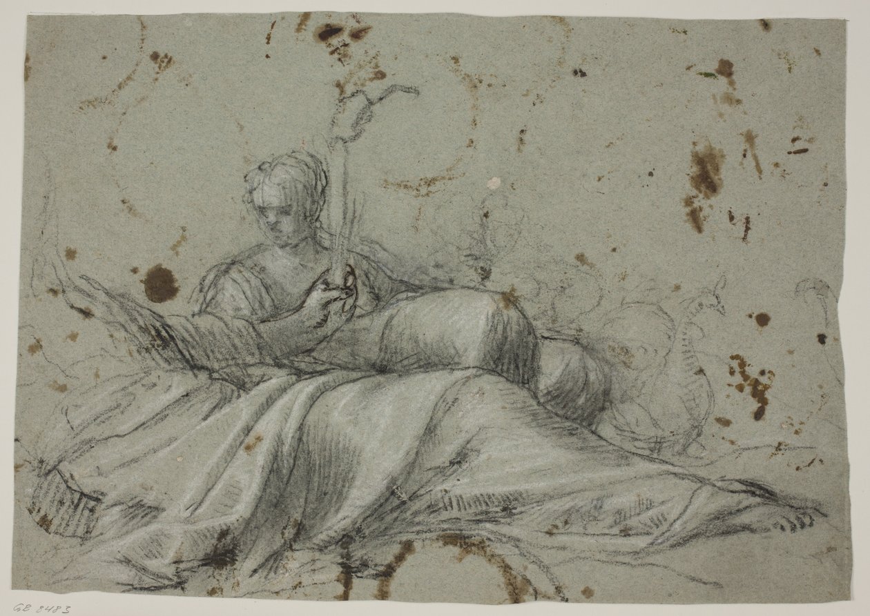 Jupiter oder Apollo und Juno von Ubekendt Ubekendt