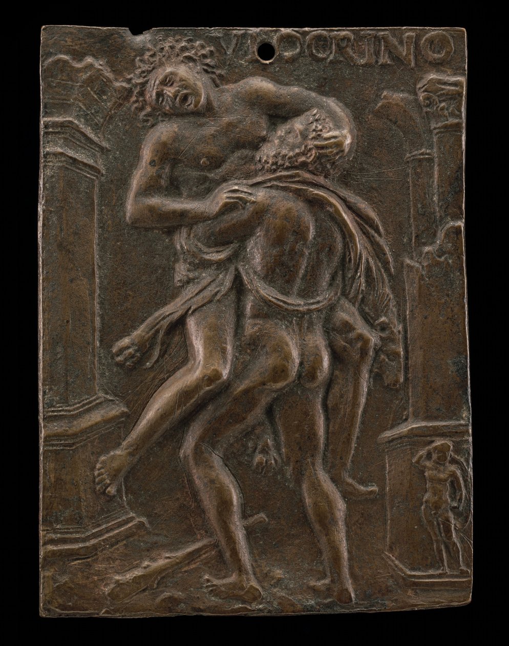 Herkules und Antäus, frühes 16. Jahrhundert von Ulocrino