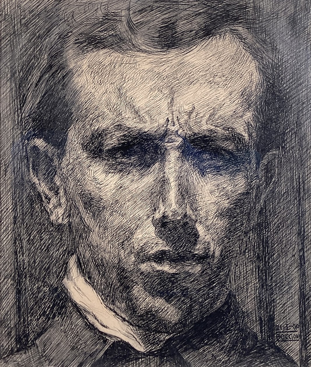 Selbstporträt von Umberto Boccioni
