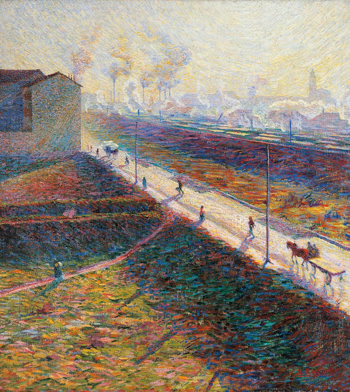 Der Morgen von Umberto Boccioni