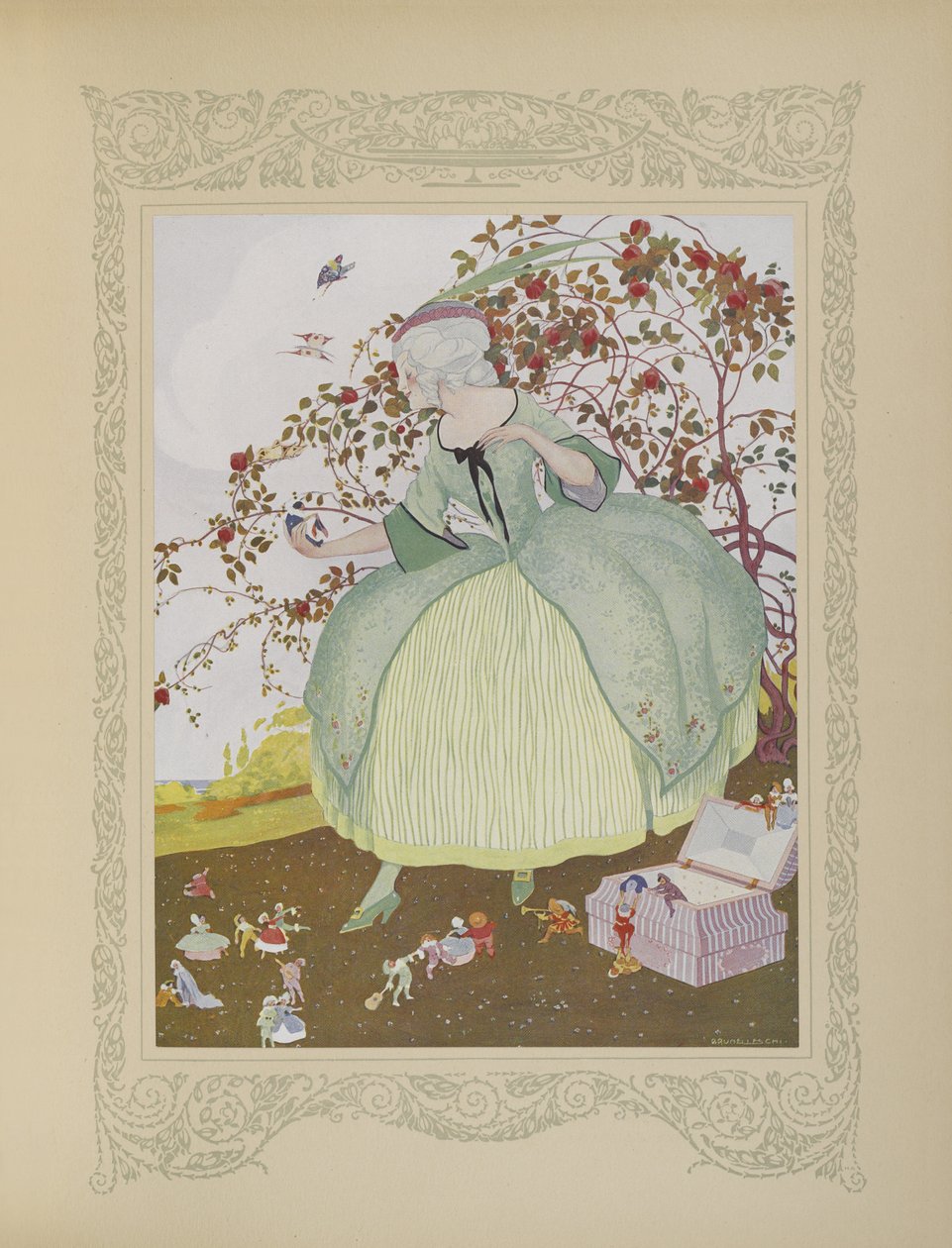Gracieuse hatte zunächst Freude daran, so etwas Außergewöhnliches zu sehen, Illustration aus 