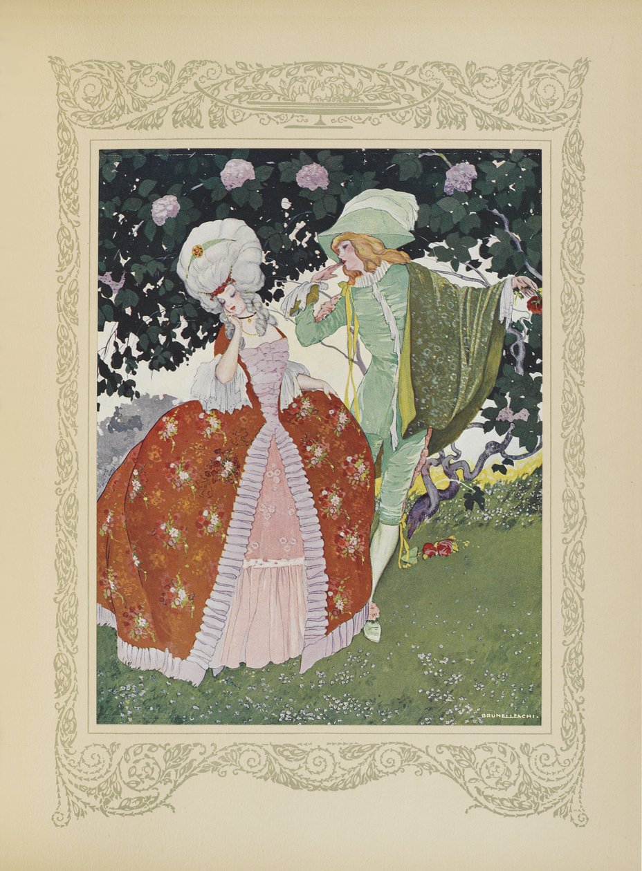 Was! Ein Page, rief die Prinzessin, ein Page hat die Kühnheit, mir zu sagen, dass er mich liebt!, Illustration aus 