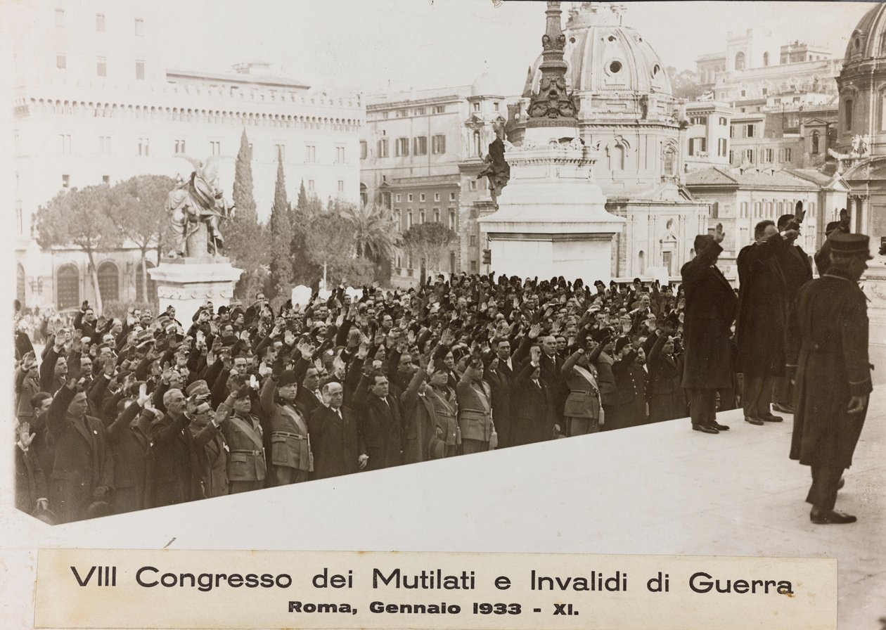 VIII. Kongress der Kriegsversehrten und Invaliden - Rom, Januar 1933 von Umberto Palleschi