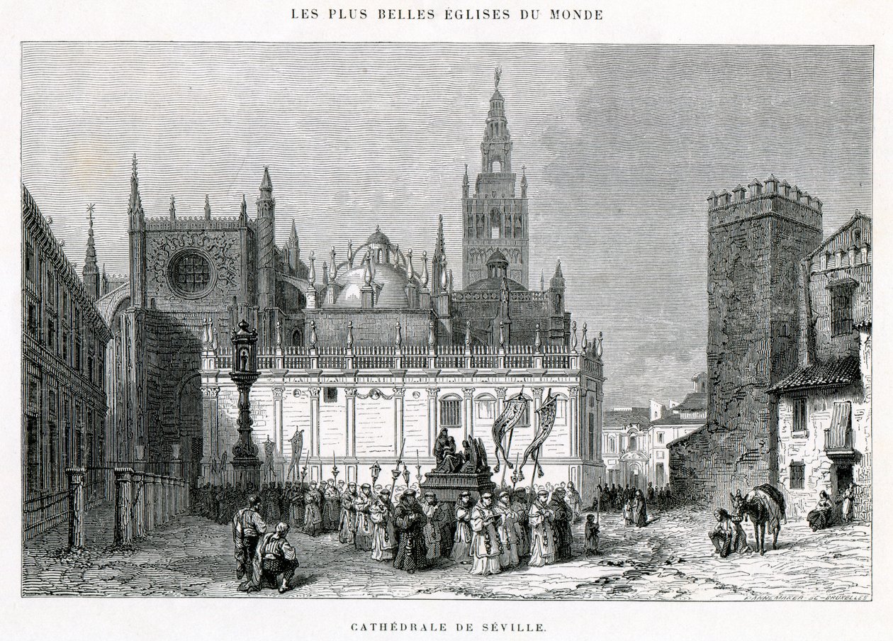 Kathedrale von Sevilla von Unbekannt Unbekannt