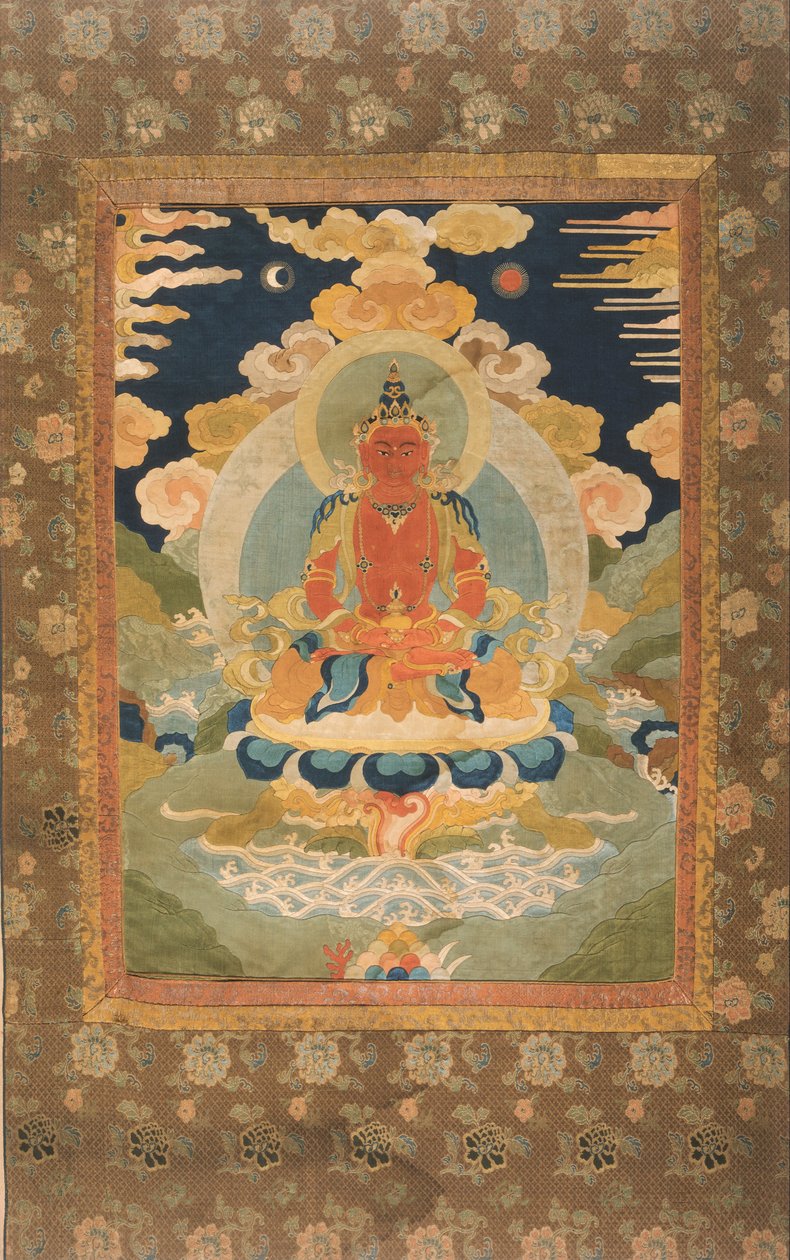 Amitayus, der Bodhisattva des grenzenlosen Lebens von Unbekannt Unbekannt
