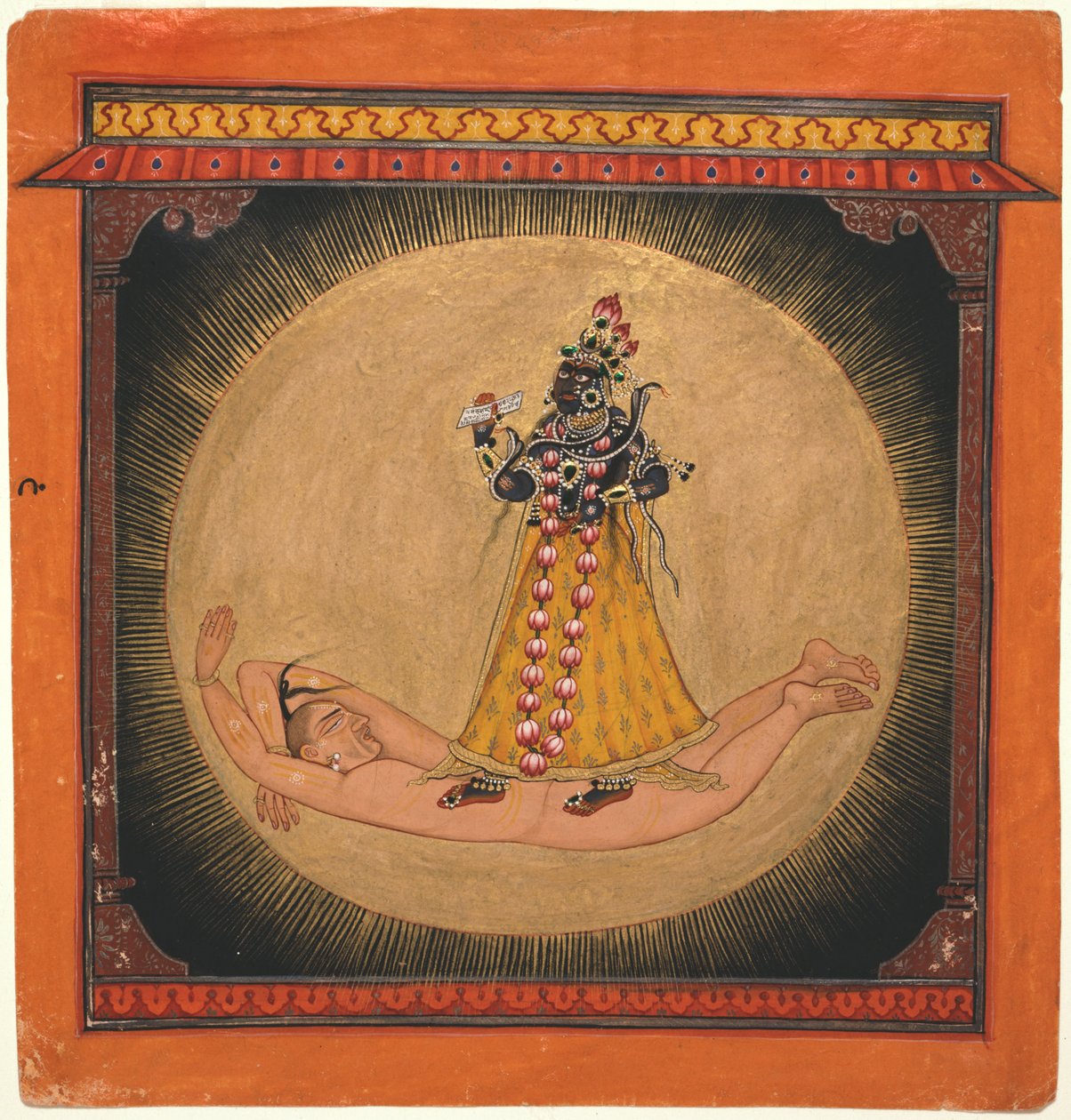 Bhadrakali in der aufgehenden Sonne von Unbekannt Unbekannt