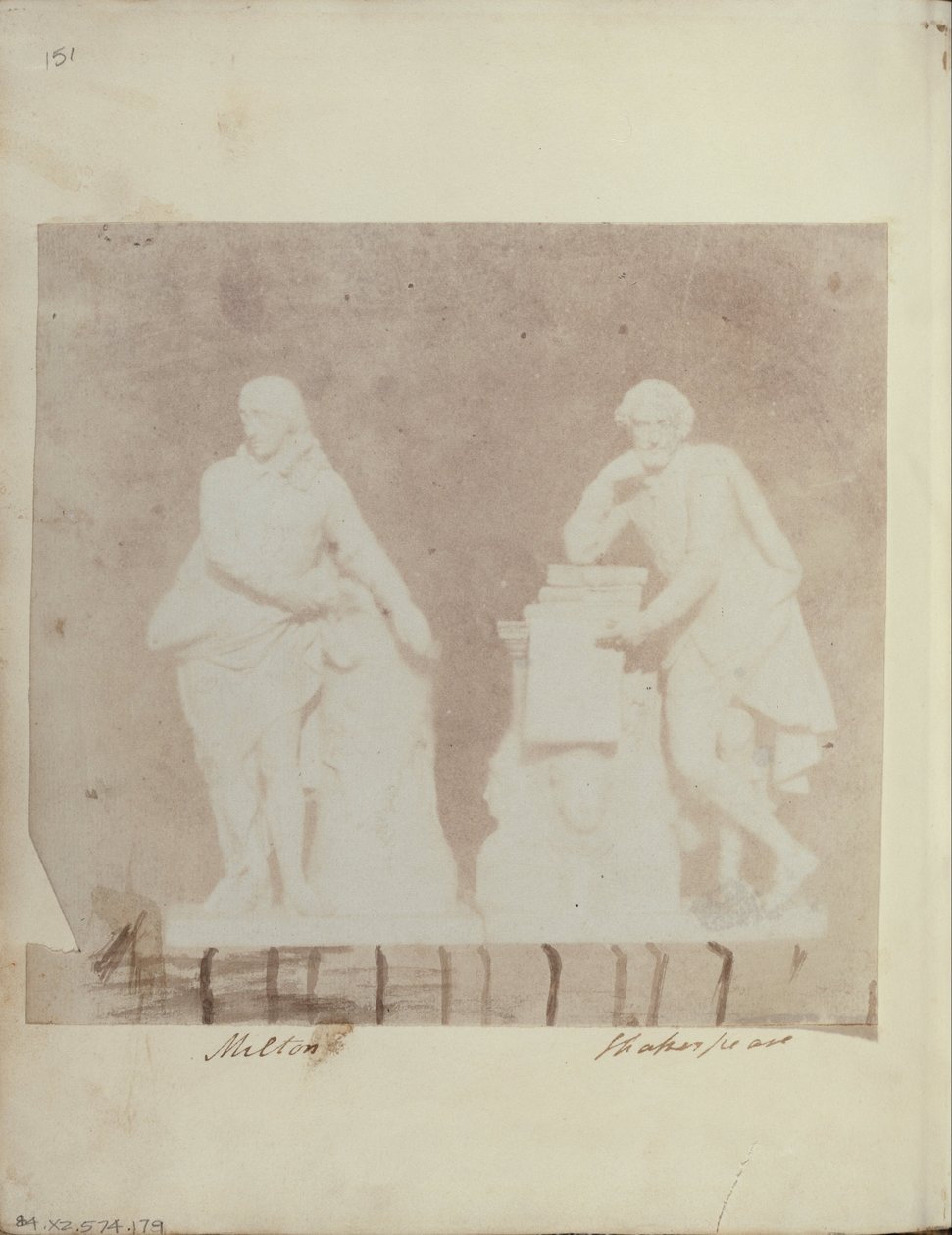 Statuetten von Milton und Shakespeare von Unbekannt Unbekannt