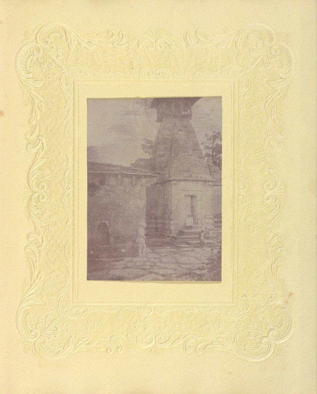 Unbekannter Hersteller, Britisch, aktiv in Indien um 1843 - Tempel, Indien von Unbekannt Unbekannt