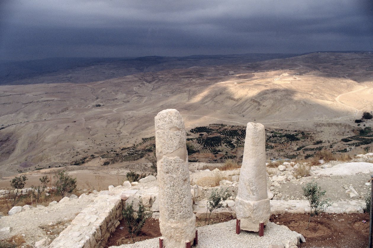 Blick vom Berg Moses von Unbekannt Unbekannt