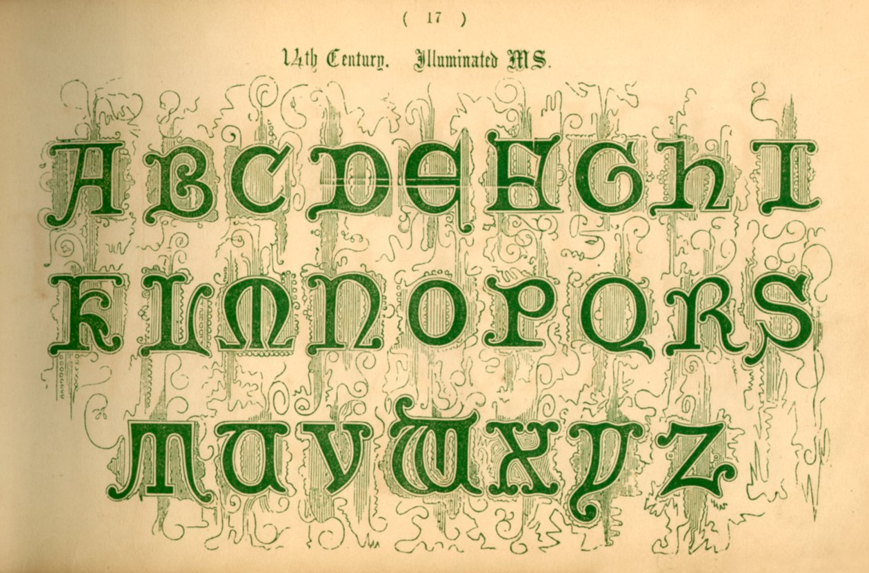 14. Jahrhundert. Illuminiertes Manuskript, 1862 von Unbekannt