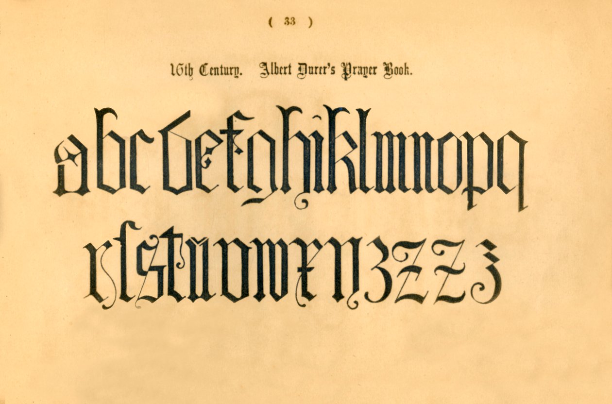 16. Jahrhundert. Gebetbuch von Albrecht Dürer, 1862 von Unbekannt