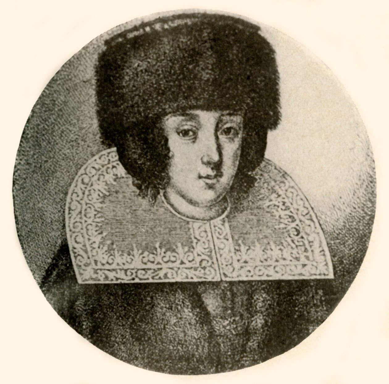 Eine niederländische Dame mit Pelzmütze und Mantel, 1644, 1937 von Unbekannt