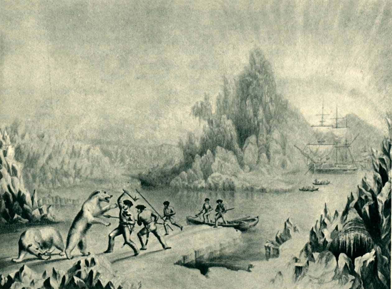 Eine Rettungsexpedition auf der Suche nach Sir John Franklin, 19. Jahrhundert, 1946 von Unbekannt