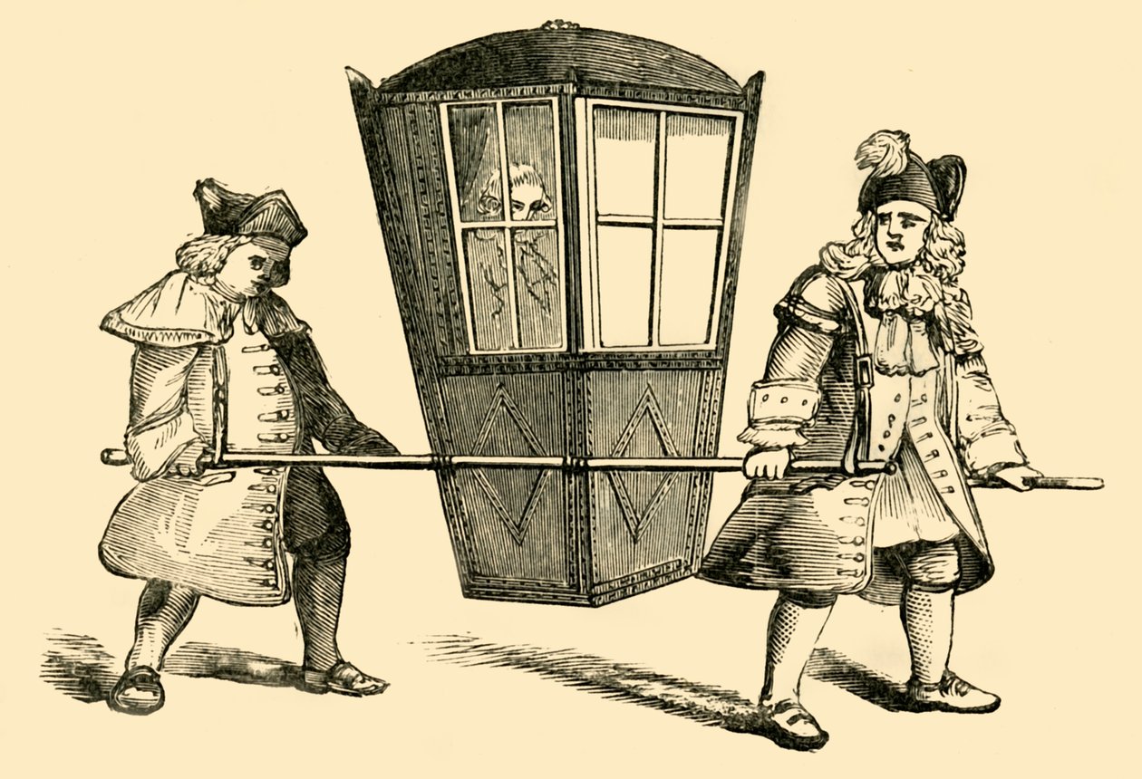 Eine Sänfte, 1881 von Unbekannt