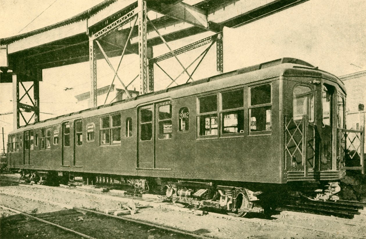 Ein Stahlwagen, New Yorker Untergrund- und Hochbahnen, 1930 von Unbekannt