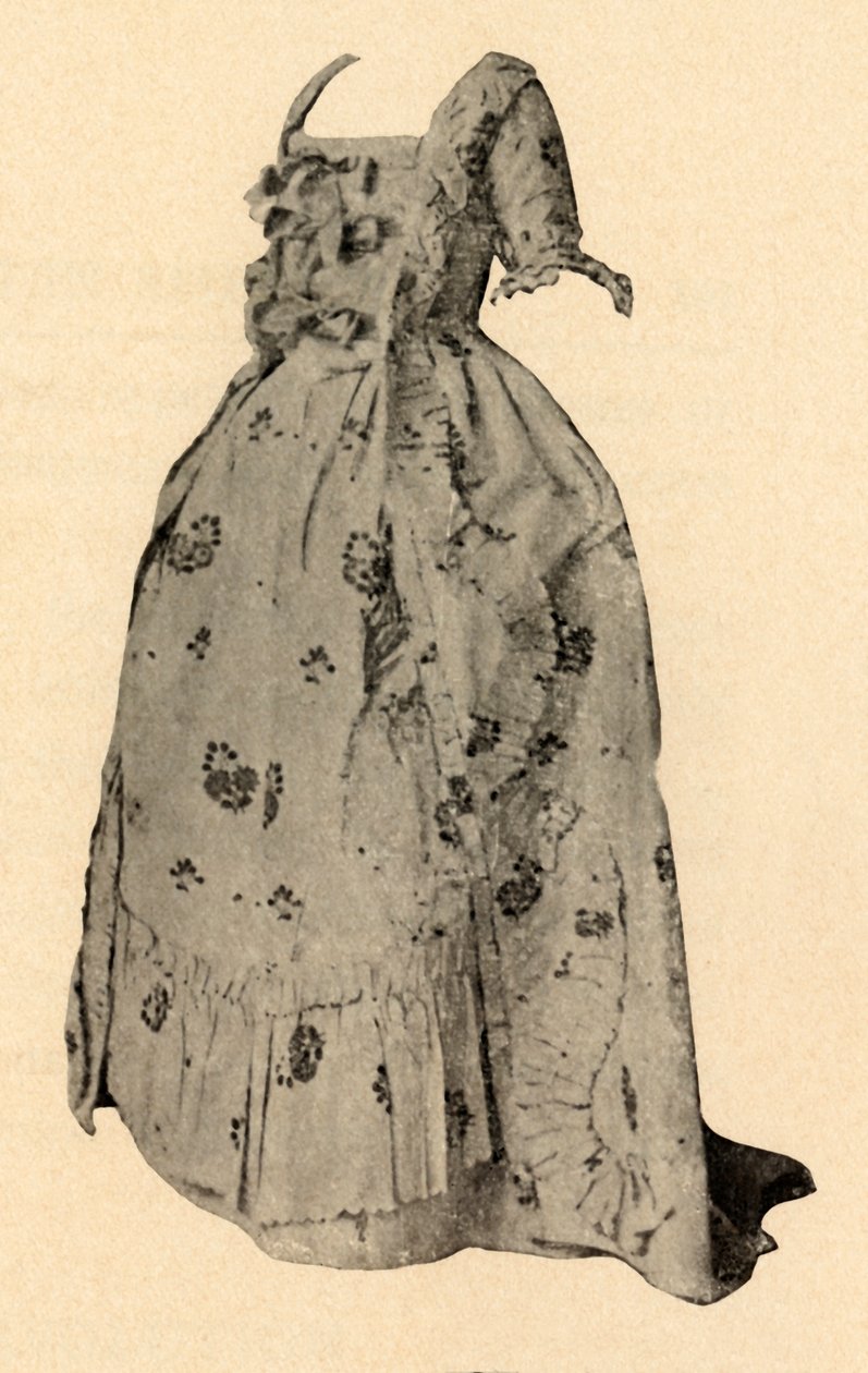 Ein Watteau-Kleid, Hochzeitsoutfit von Mrs. William West, 1752 von Unbekannt