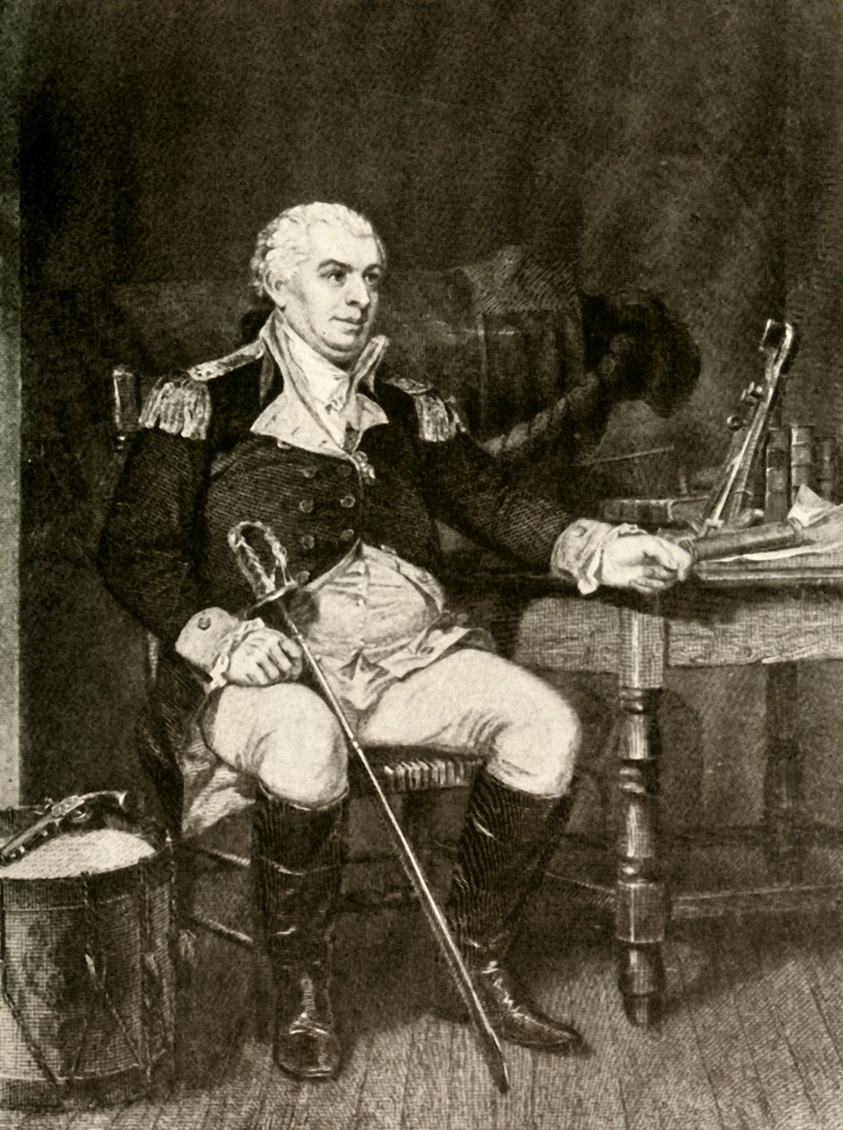 Ein Porträt von Commodore Barry von der United States Navy, um 1780, 1937 von Unbekannt