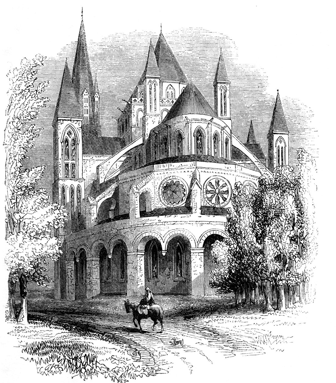 Abbaye aux Hommes, Caen, Normandie, Frankreich von Unbekannt