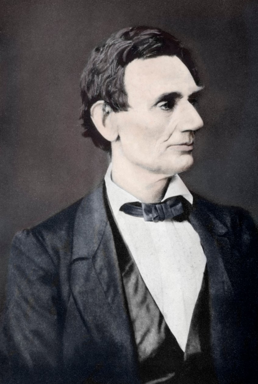 Abraham Lincoln, 16. Präsident der Vereinigten Staaten, 1860er Jahre, 1933 von Unbekannt