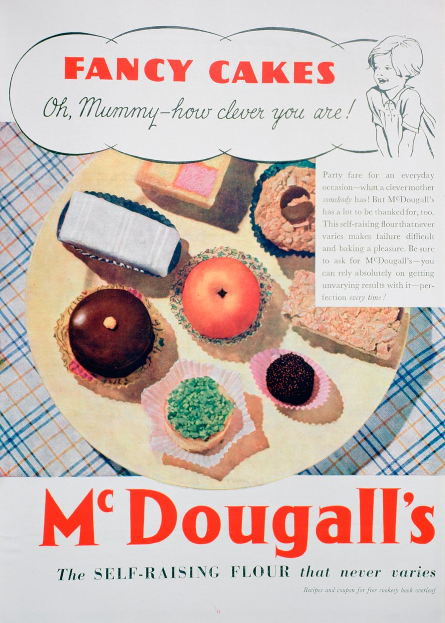 Werbung für McDougalls Mehl, 1935 von Unbekannt