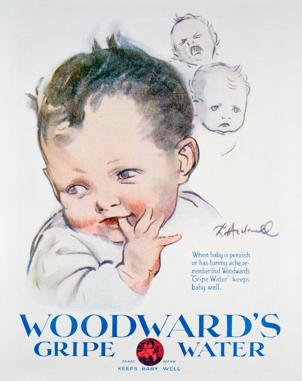 Werbung für Woodwards Gripe Water von Unbekannt