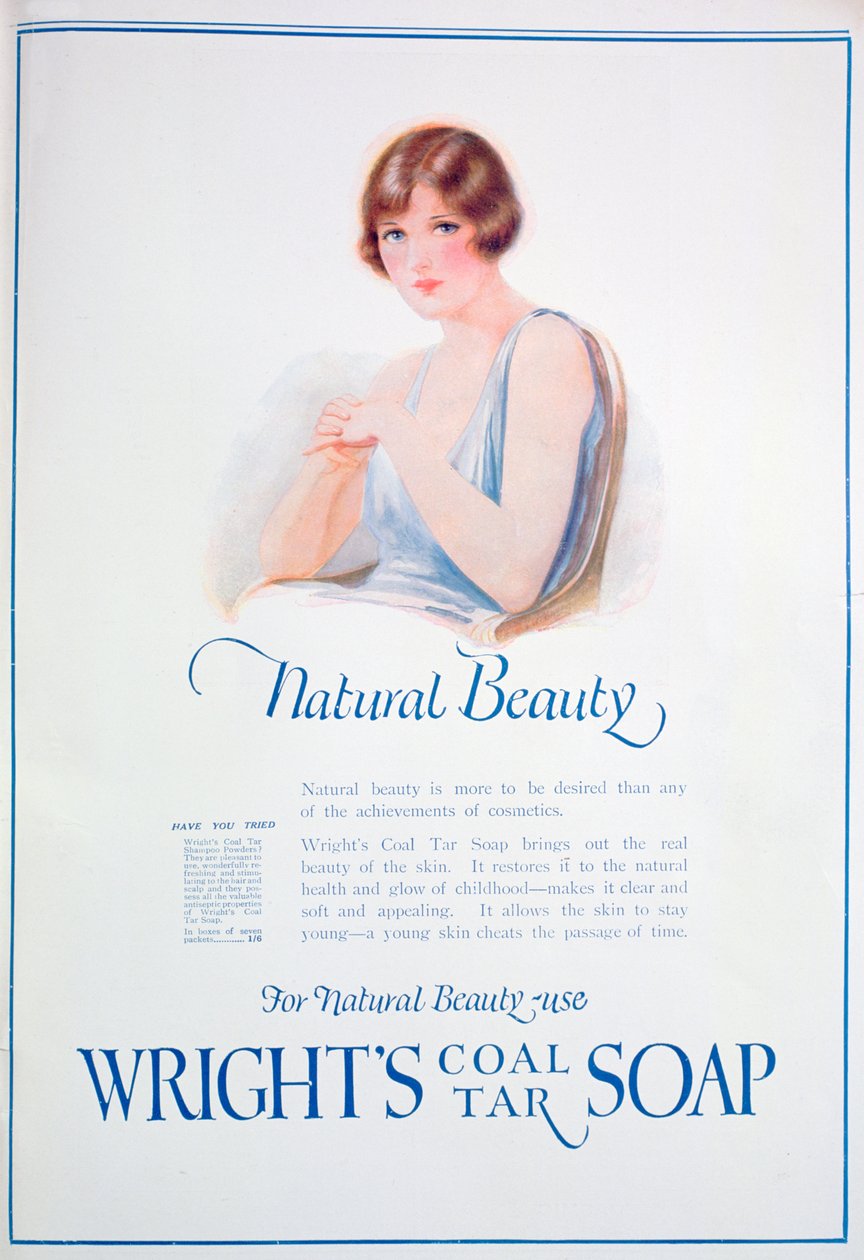 Anzeige für Wrights Coal Tar Soap, 1925 von Unbekannt