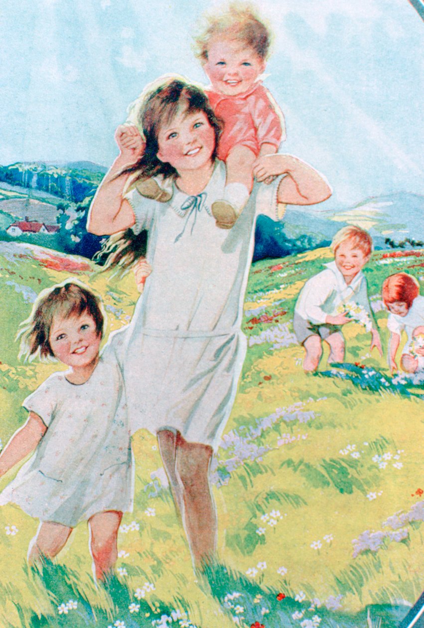 Werbung für Wrights Kohleteerseife (Detail), 1920er von Unbekannt