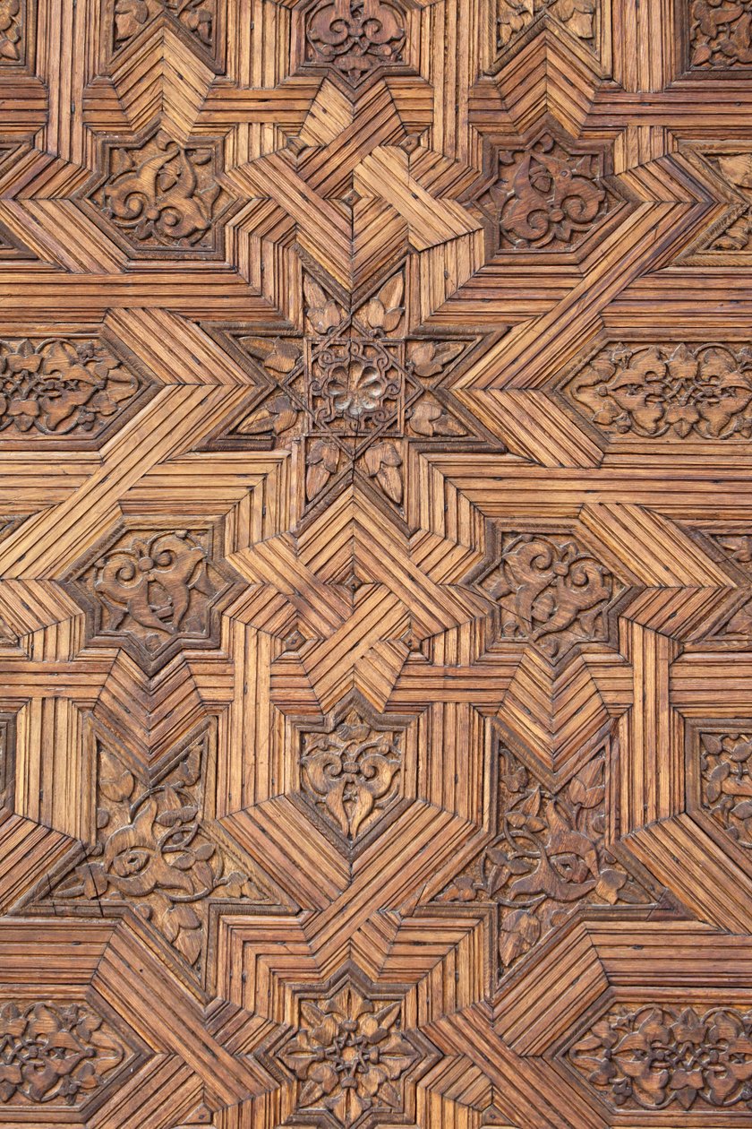 Alhambra - Tür in den Nasridenpalästen, Granada, Spanien von Unbekannt
