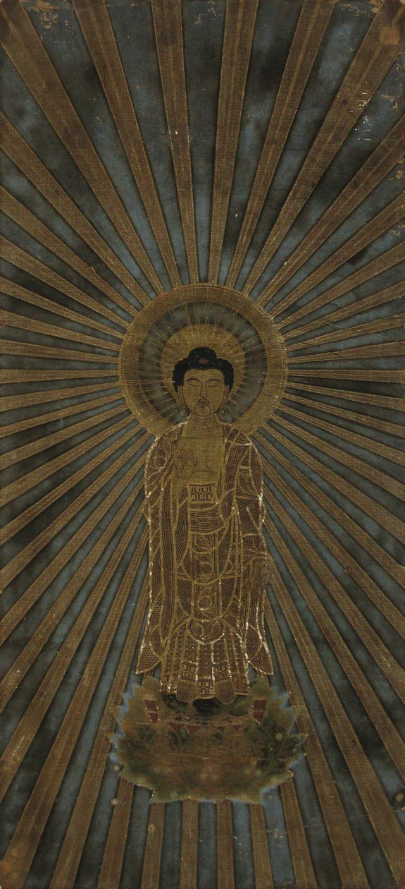 Amida manifestiert sich im Dharma-Körper der zweckmäßigen Mittel, 18. Jahrhundert von Unbekannt