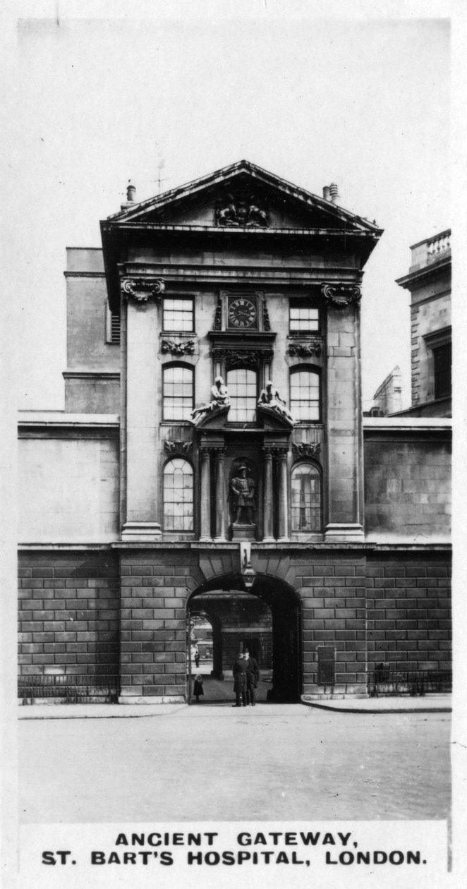 Altes Tor, St. Barts Hospital, London von Unbekannt