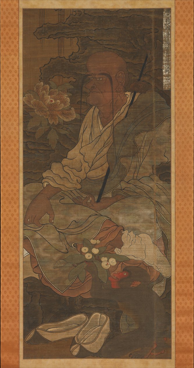 Arhat aus einer Serie von sechzehn Arhats, 14. Jahrhundert von Unbekannt