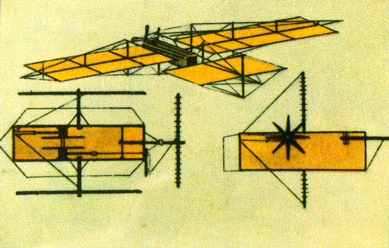 Arnold Böcklins Flugmaschine von Unbekannt