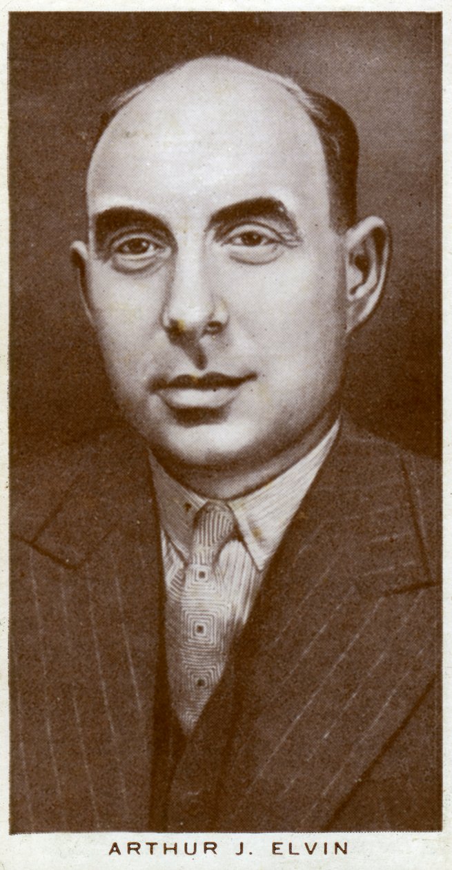 Arthur J. Elvin, britischer Boxpromoter, 1938 von Unbekannt